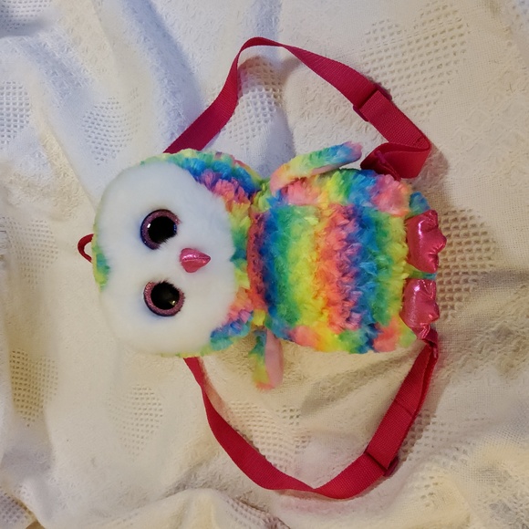 Owen The Rainbow Owl Backpack - Picture 2 of 8